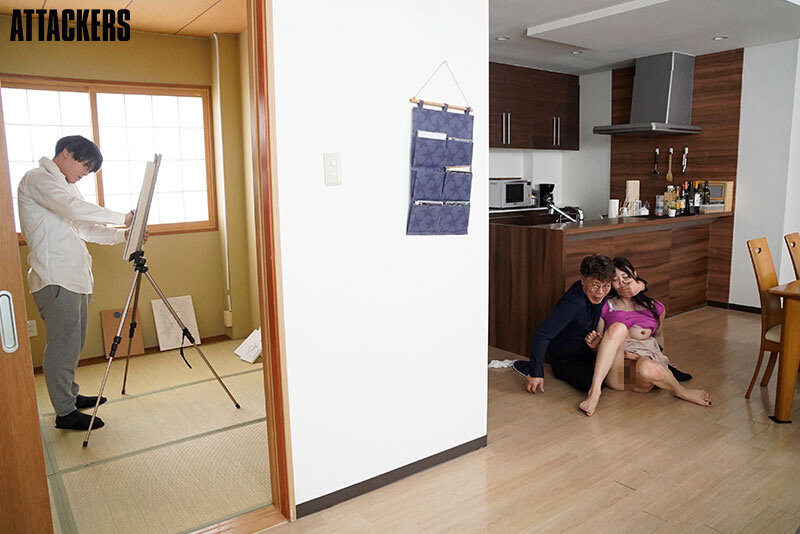 Để vợ xinh dâm làm mẫu cho mấy lão nhà giàu tập vẽ và cái kết… vợ bị chịch tập thể Shiromine Miu